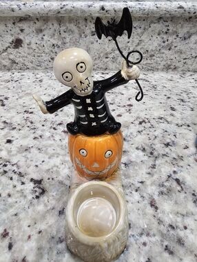 Yankee Candle Boney Bunch "Boney Baby" Tealight Holder NIB